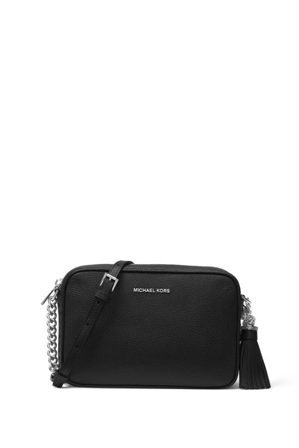 Bolsa Transversal Jet Set Pequena De Couro