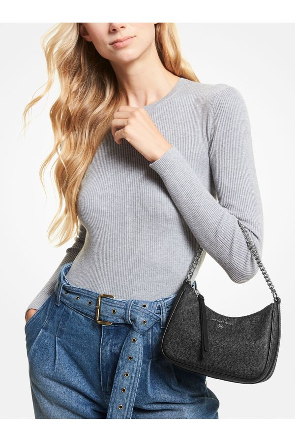 Bolsa De Ombro Jet Set Logo Pequena