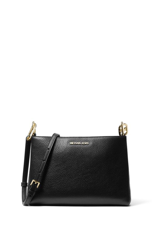 Bolsa Transversal Trisha Média De Couro