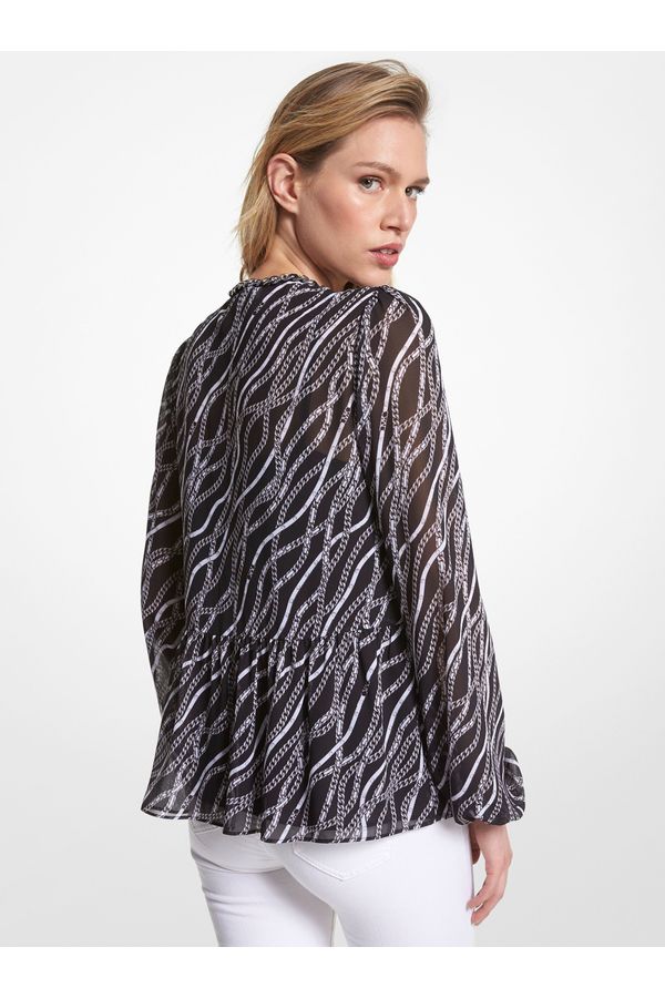 Blusa Chain De Poliéster