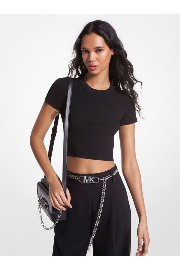Blusa Cropped Eco De Viscose