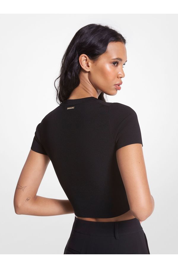 Blusa Cropped Eco De Viscose