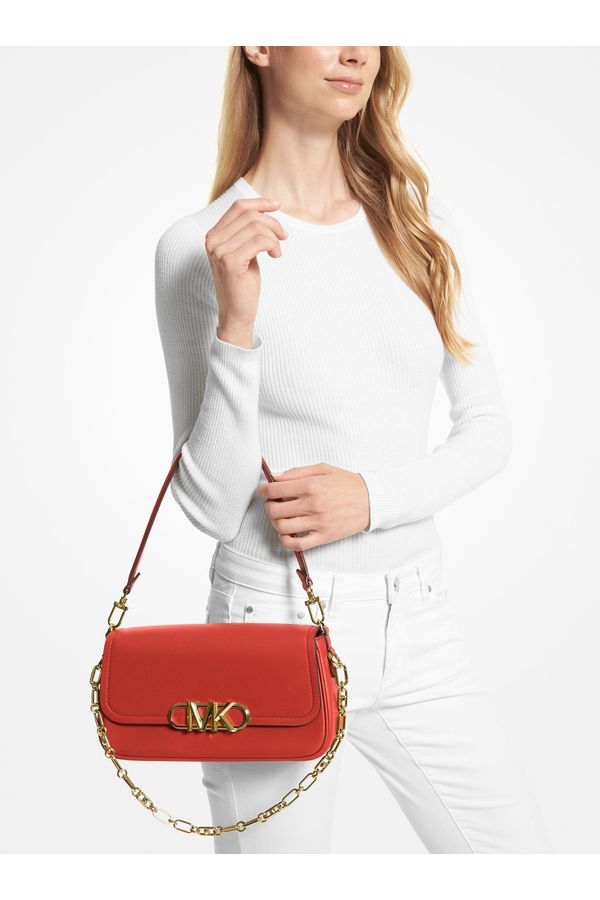Bolsa De Ombro Parker Média De Couro