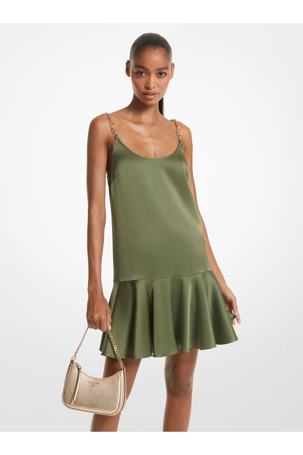 Vestido Curto Acetinado