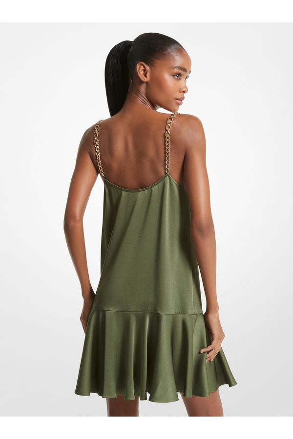 Vestido Curto Acetinado