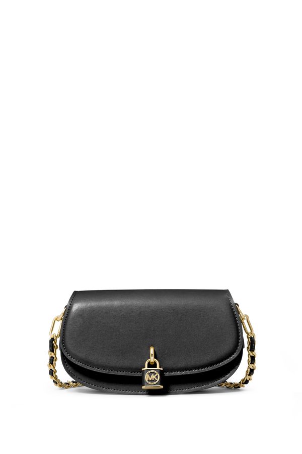Bolsa Transversal Mila Pequena De Couro
