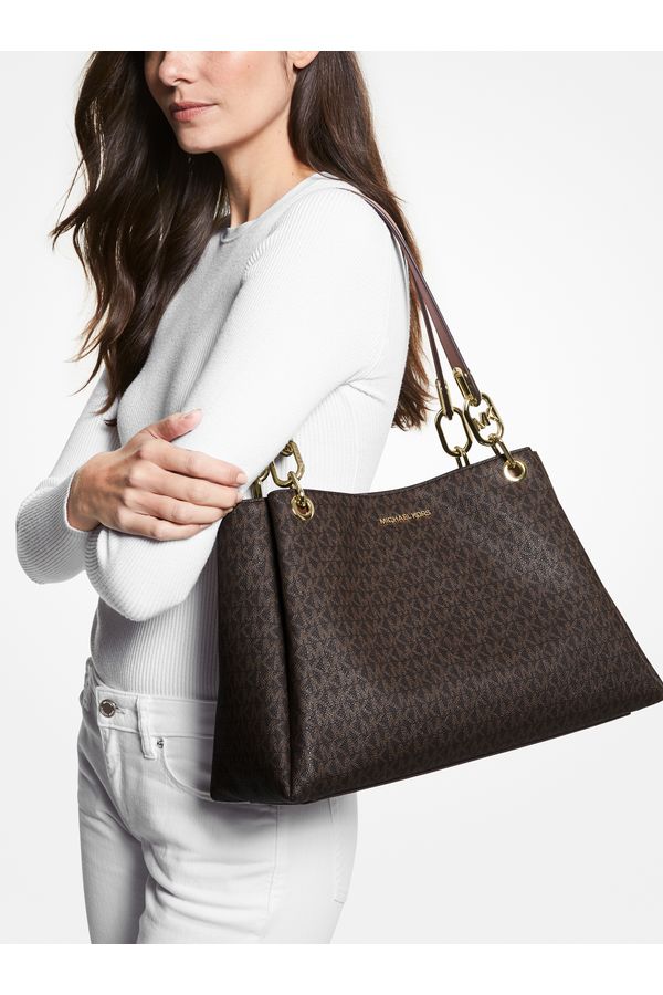 Bolsa Tote Trisha Logo Grande