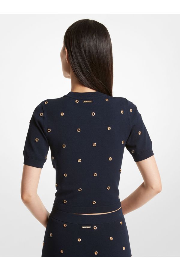 Blusa Grommet Com Ilhós