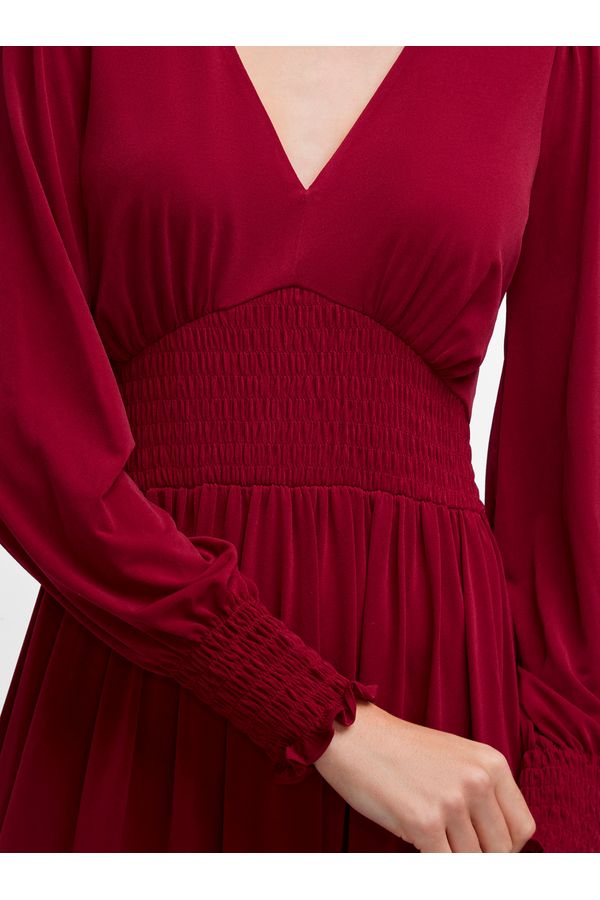Vestido Midi Decote V