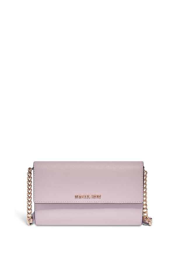 Bolsa Transversal Jet Set Pequena De Couro