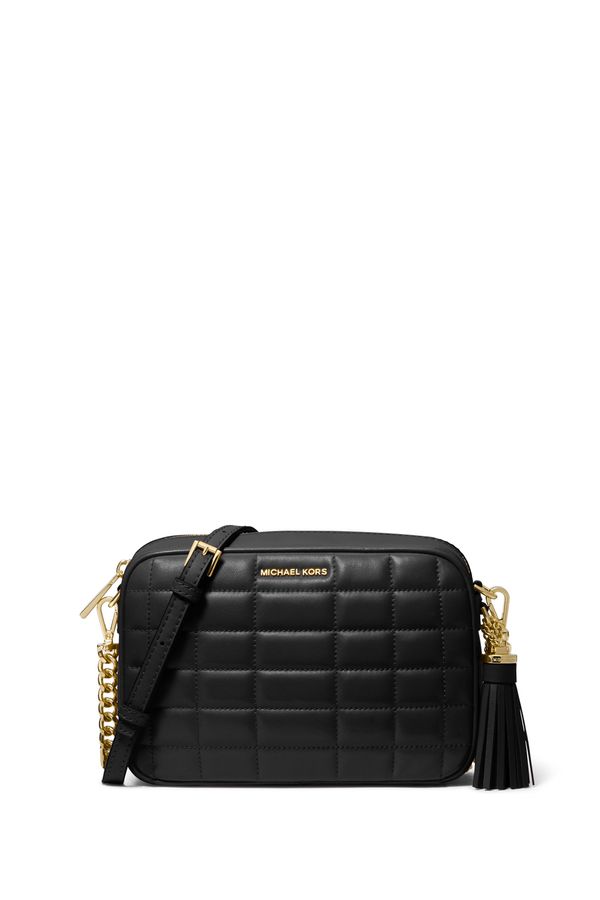 Bolsa Transversal Jet Set Pequena De Couro