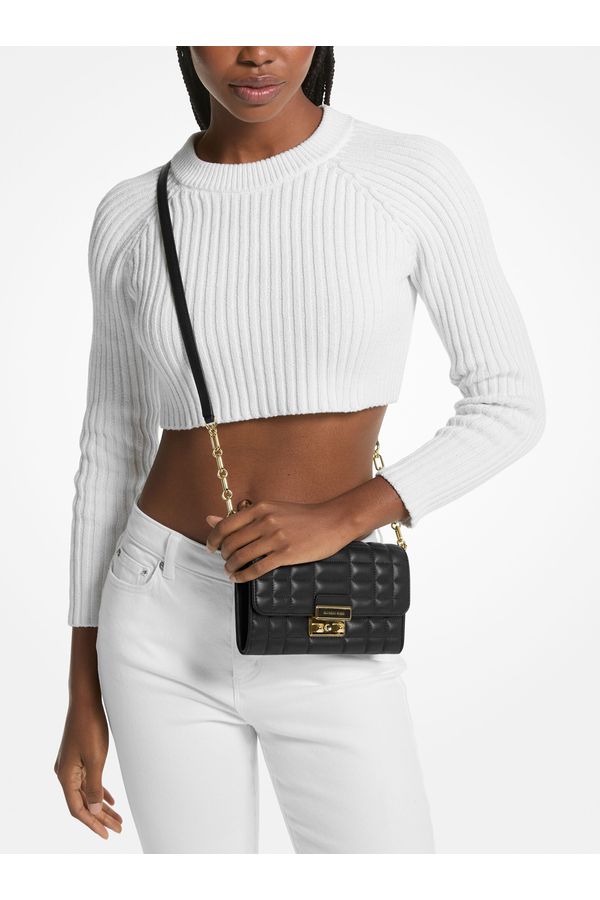 Bolsa Transversal Tribeca Pequena De Couro