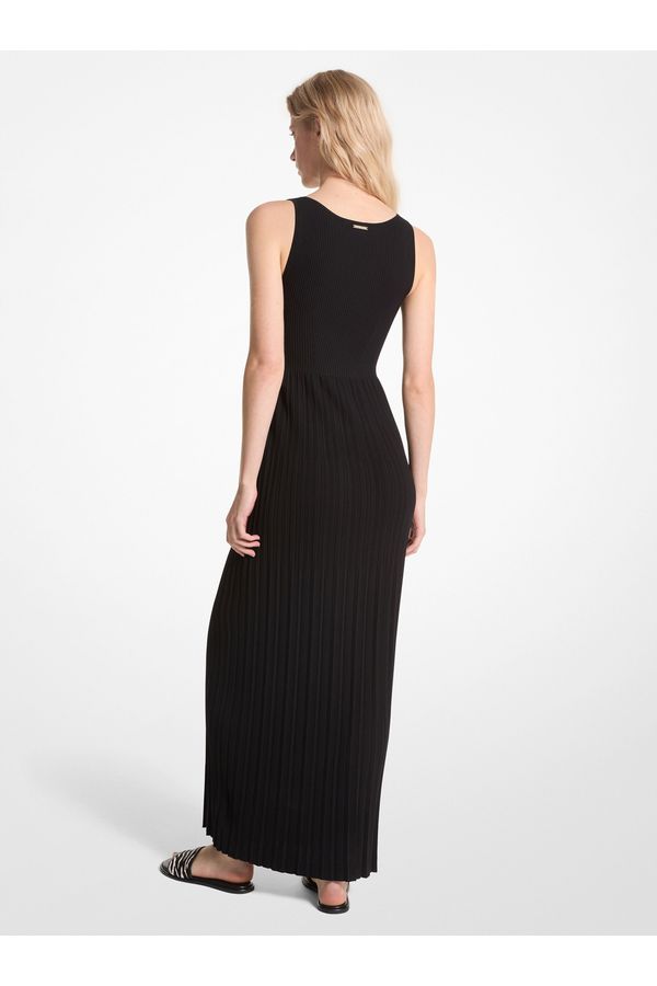 Vestido Longo De Malha Elástica
