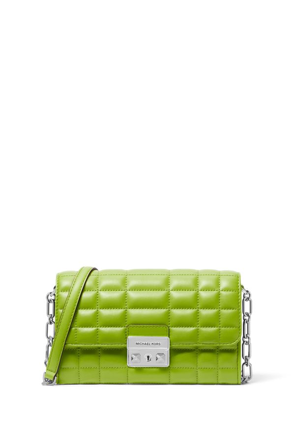Bolsa Transversal Tribeca Pequena De Couro