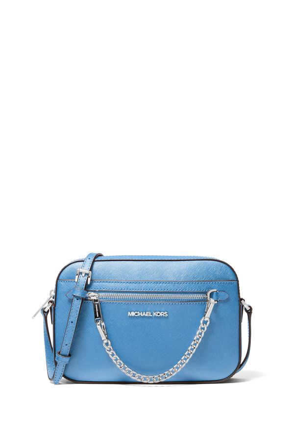 Bolsa Transversal Jet Set Média De Couro