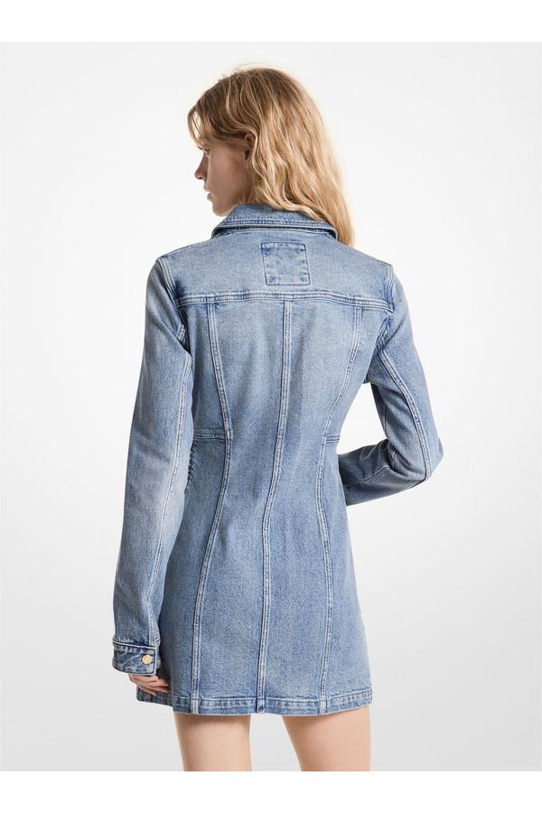 Vestido Lace-Up Jeans