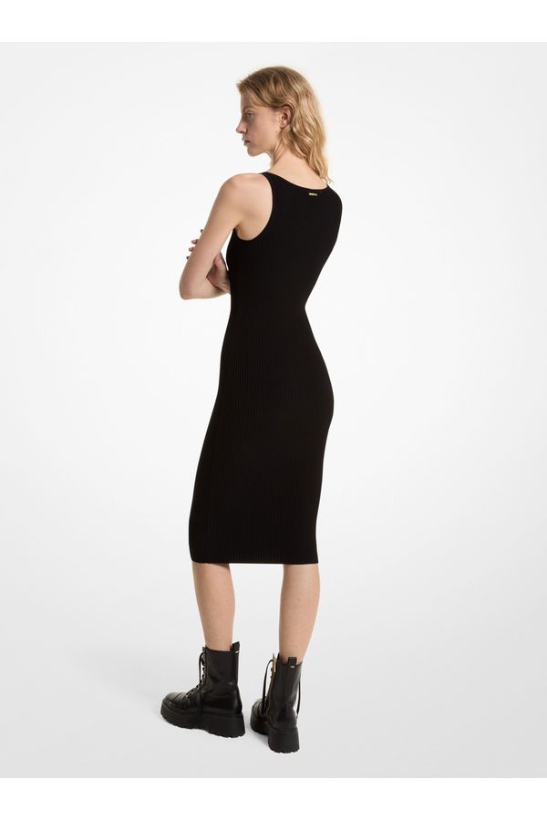 Vestido Midi Canelado