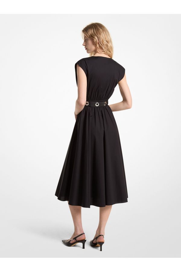 Vestido Midi Com Cinto