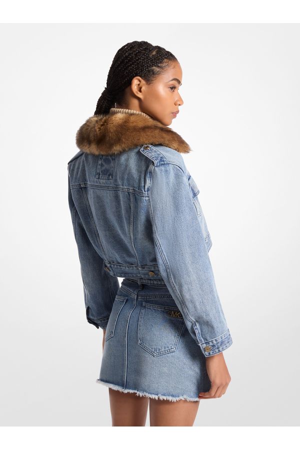 Jaqueta Jeans Cropped