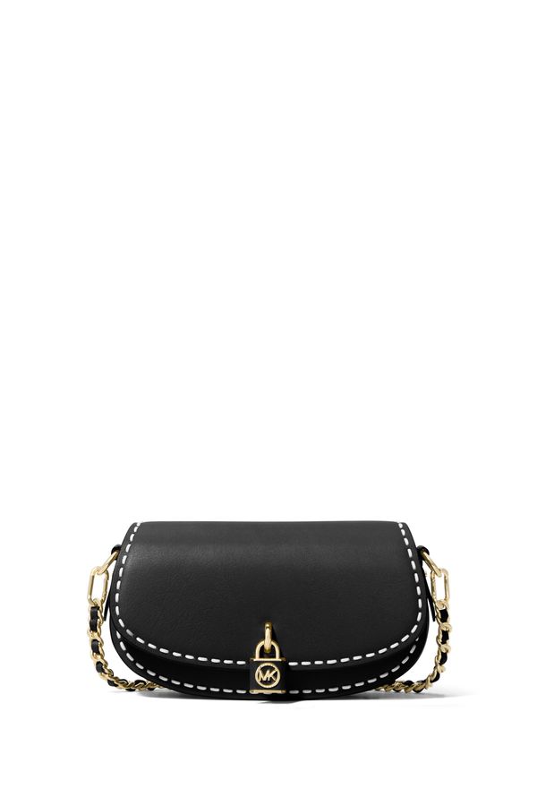 Bolsa Transversal Mila Pequena De Couro