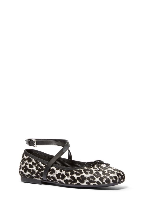 Sapatilha Collete Cheetah Em Couro