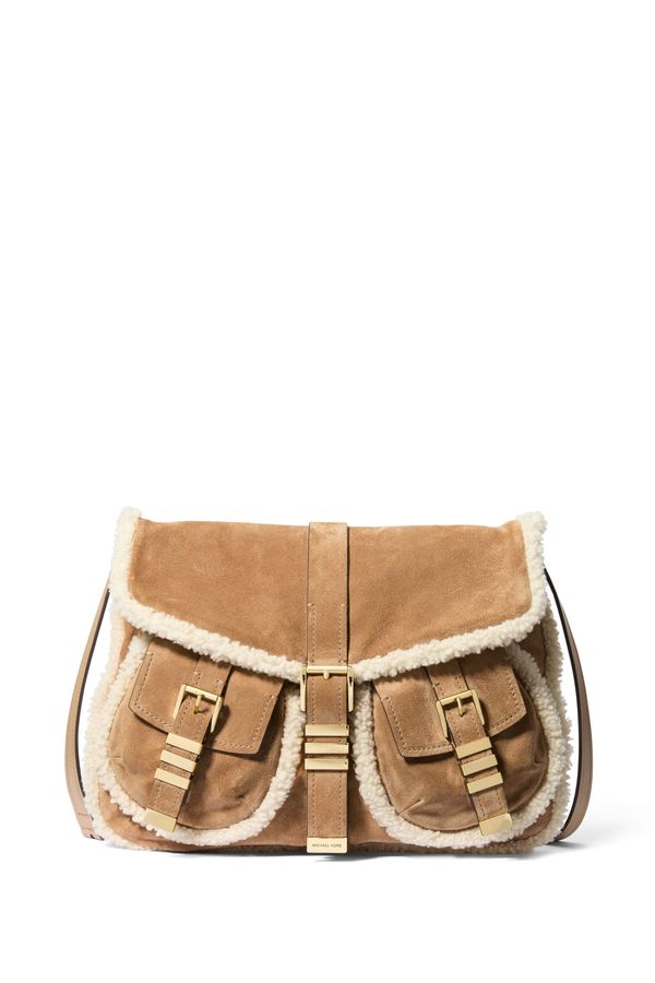 Bolsa De Ombro Darrington Grande De Suede
