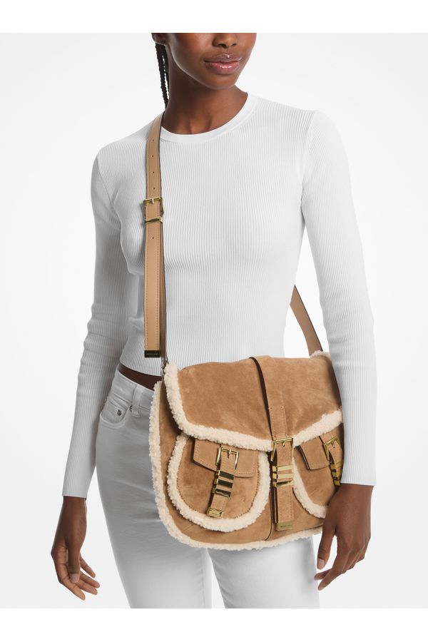 Bolsa De Ombro Darrington Grande De Suede