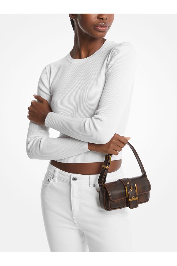Bolsa De Ombro Colby Mini De Couro