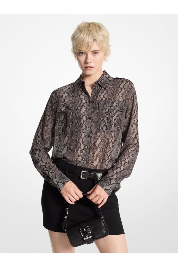 Camisa Georgette De Poliéster