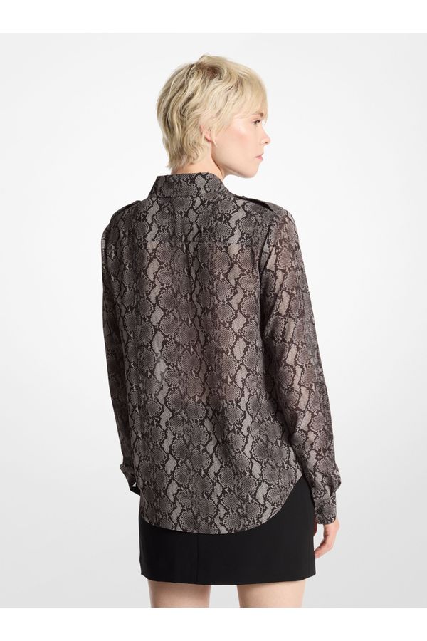 Camisa Georgette De Poliéster