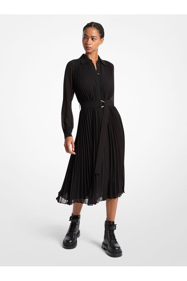 Vestido Georgette Midi De Poliéster
