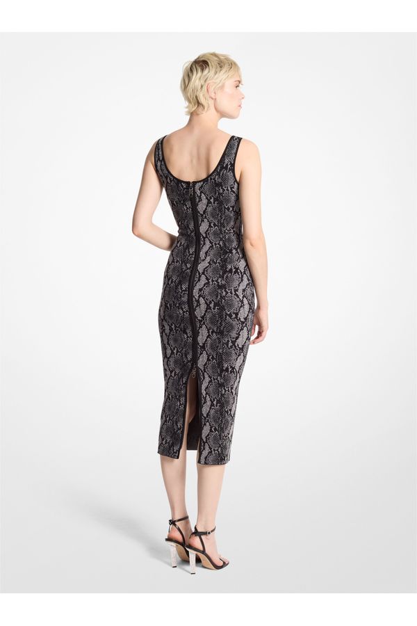 Vestido Midi De Jacquard