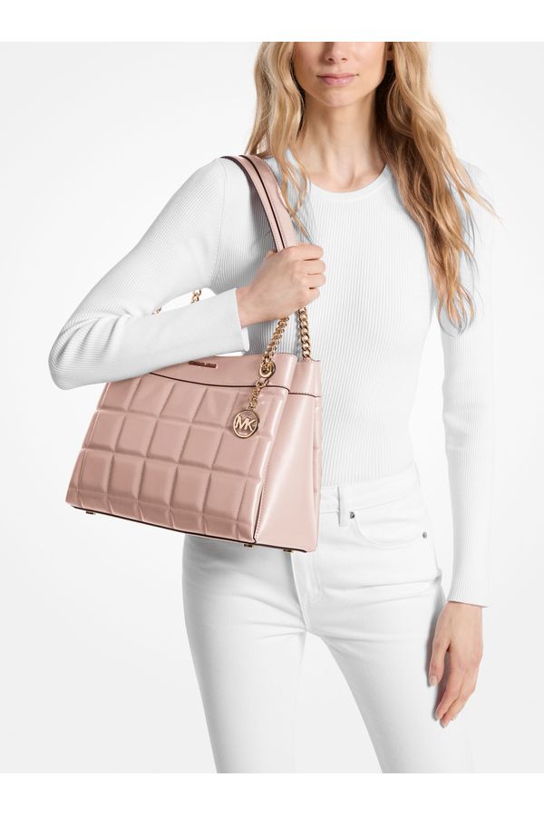 Bolsa Tote Susan Média De Couro