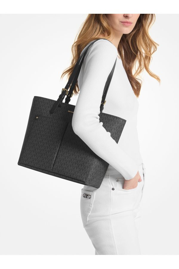 Bolsa Tote Jet Set Logo Média