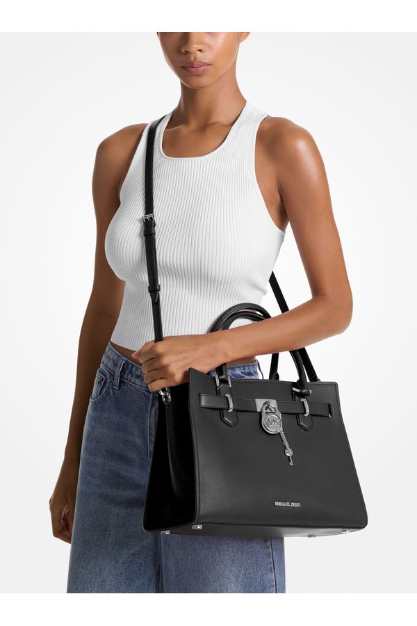 Bolsa Tiracolo Hamilton Média De Couro