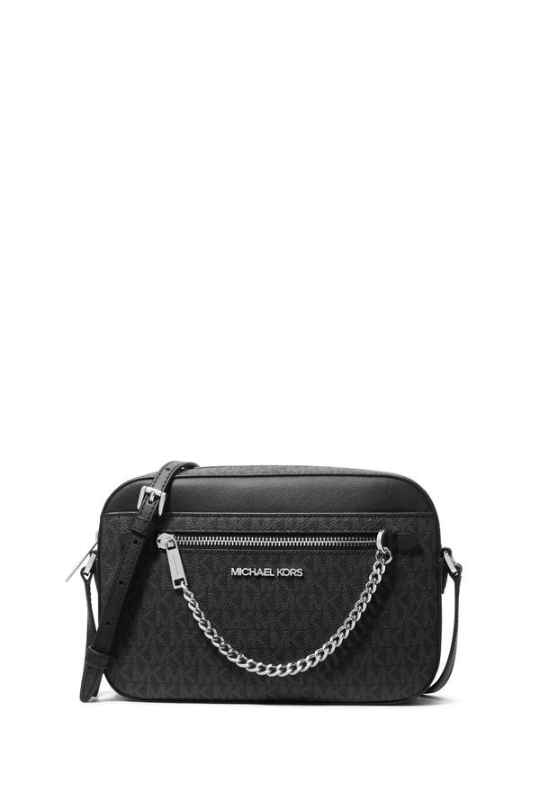 Bolsa Transversal Jet Set Média De Couro