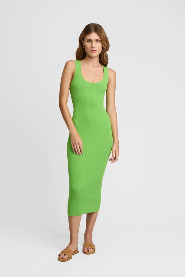 Vestido Midi De Tricot