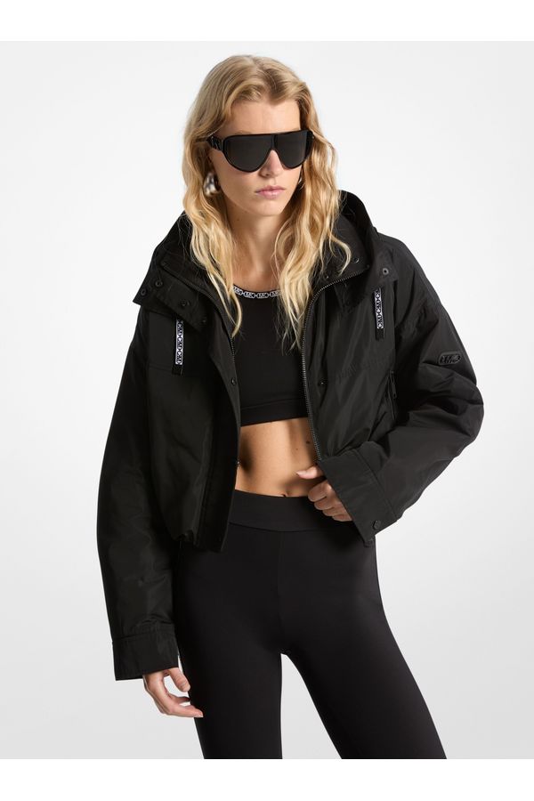 Jaqueta Cropped Com Capuz