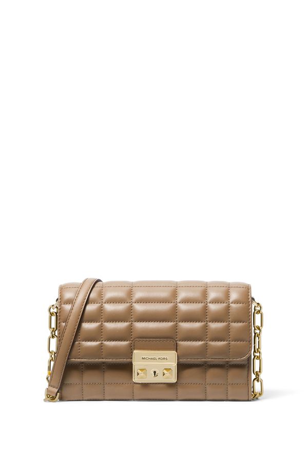 Bolsa Transversal Tribeca Pequena De Couro