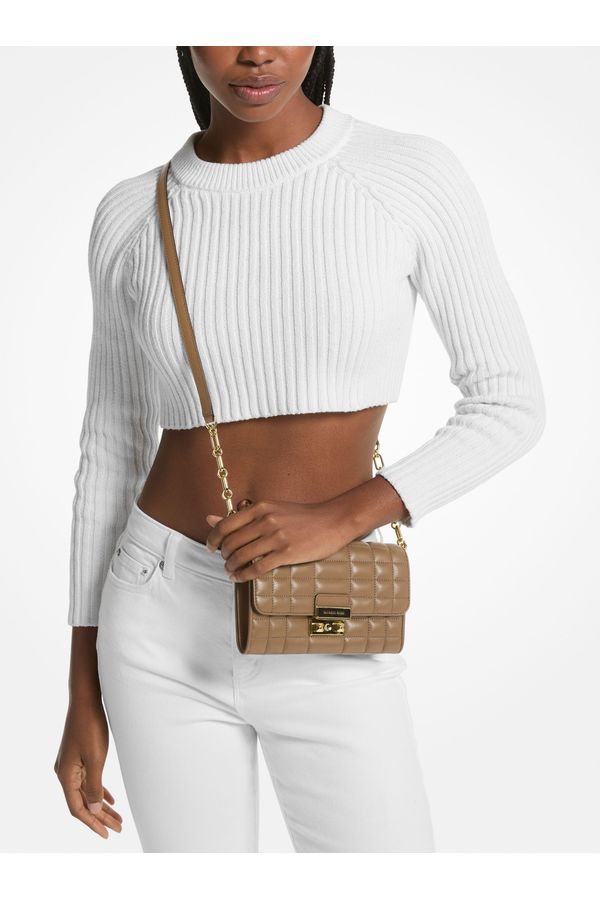Bolsa Transversal Tribeca Pequena De Couro