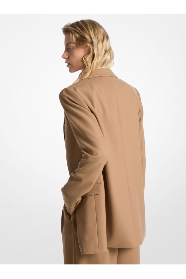 Blazer Boyfriend De Lã Mista