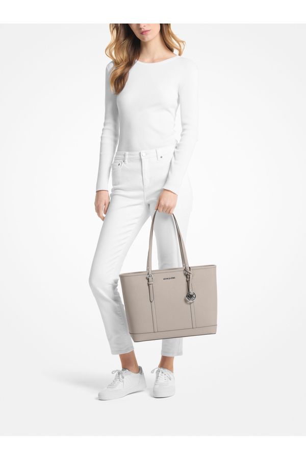 Bolsa Tote Je Set Travel Grande De Couro