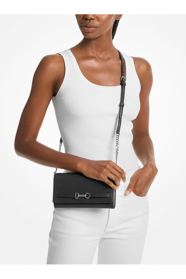 Bolsa Transversal Carson Grande De Couro
