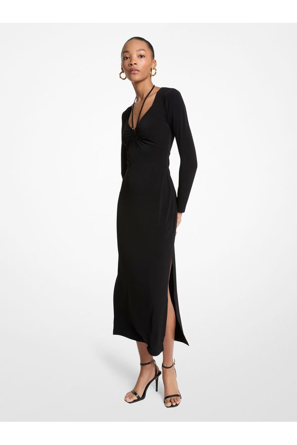 Vestido Midi De Manga Longa