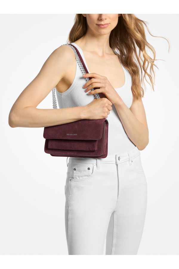 Bolsa De Ombro Claire Grande De Couro