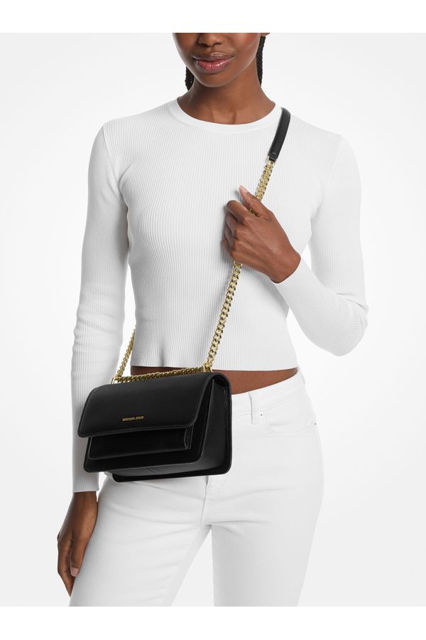 Bolsa De Ombro Claire Grande De Couro