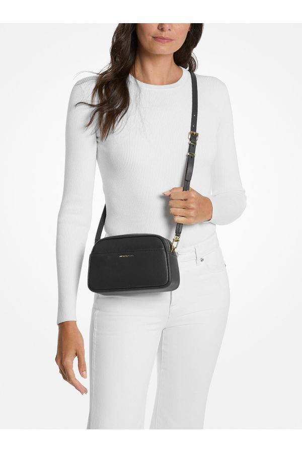 Bolsa Transversal Jet Set Em Couro