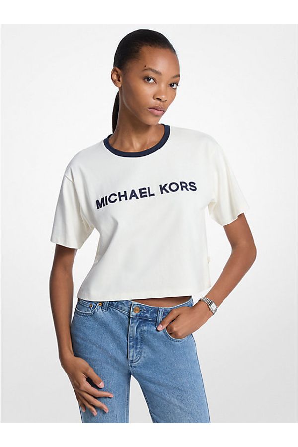 Camiseta Cropped Com Aplicações